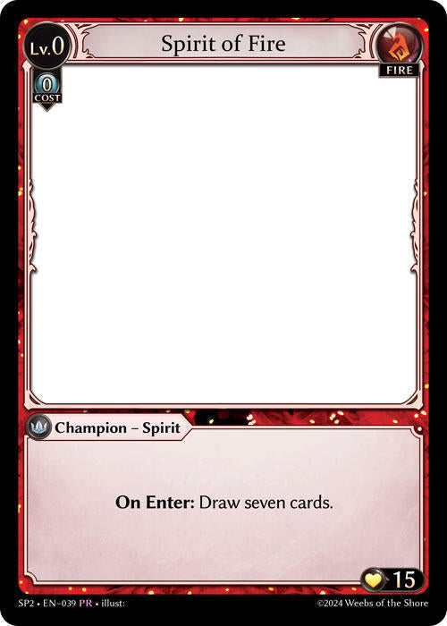 Spirit of Fire (039) [Supporter Pack 2] – Jeux Kingdom