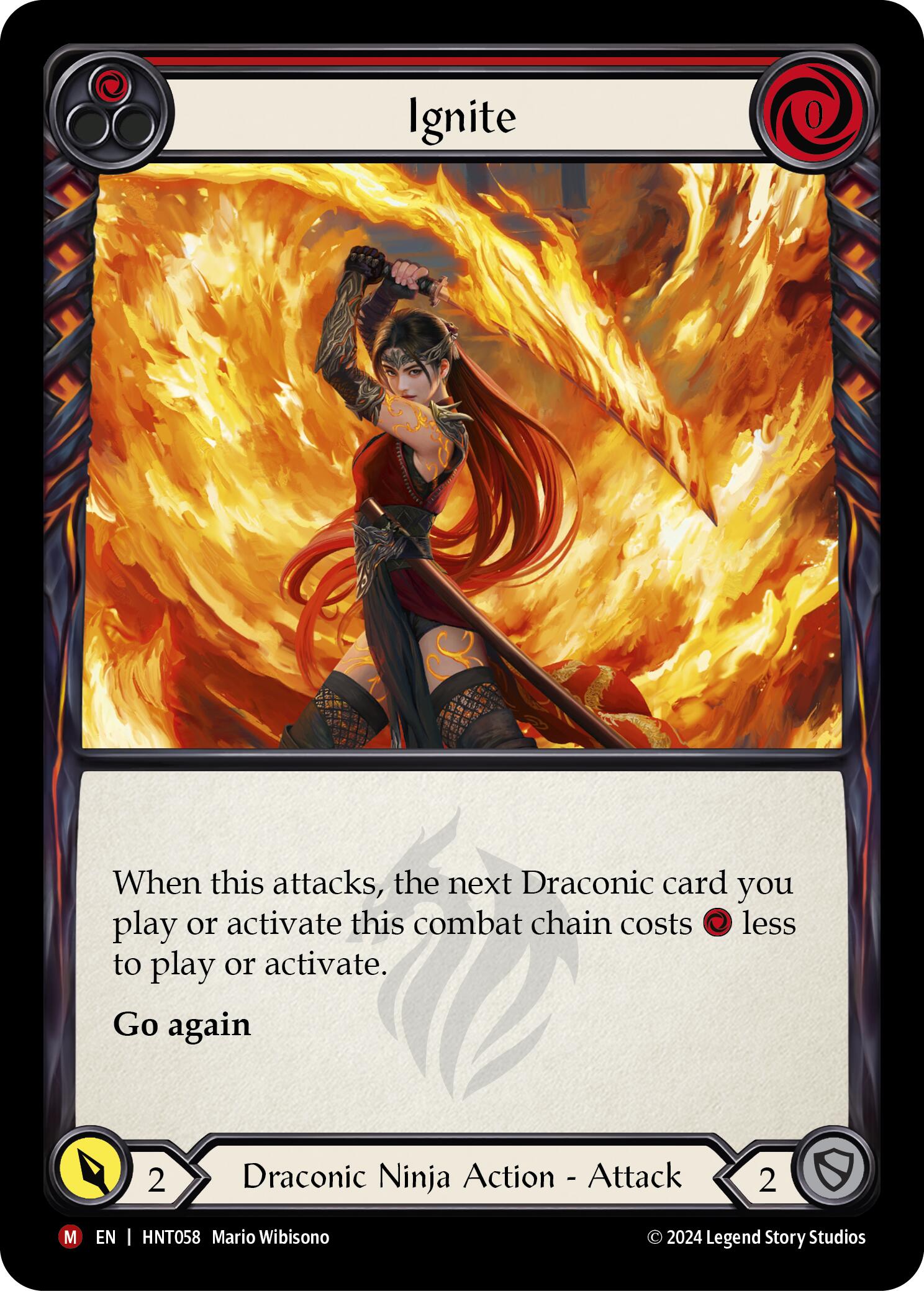 mtg hunted cards Ignite [HNT058] (The Hunted) Rainbow Foil – Jeux Kingdom