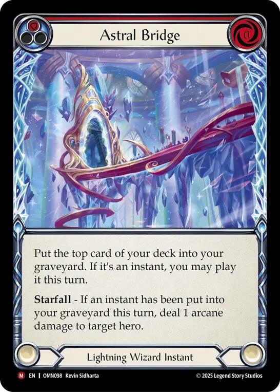 【Cold Foil】Astral Bridge Astral Bridge (Red) [OMN098] (Omens of the Third Age) Cold Foil