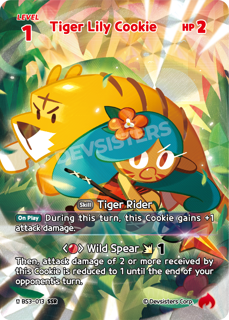 SSR Tiger Lily Cookie