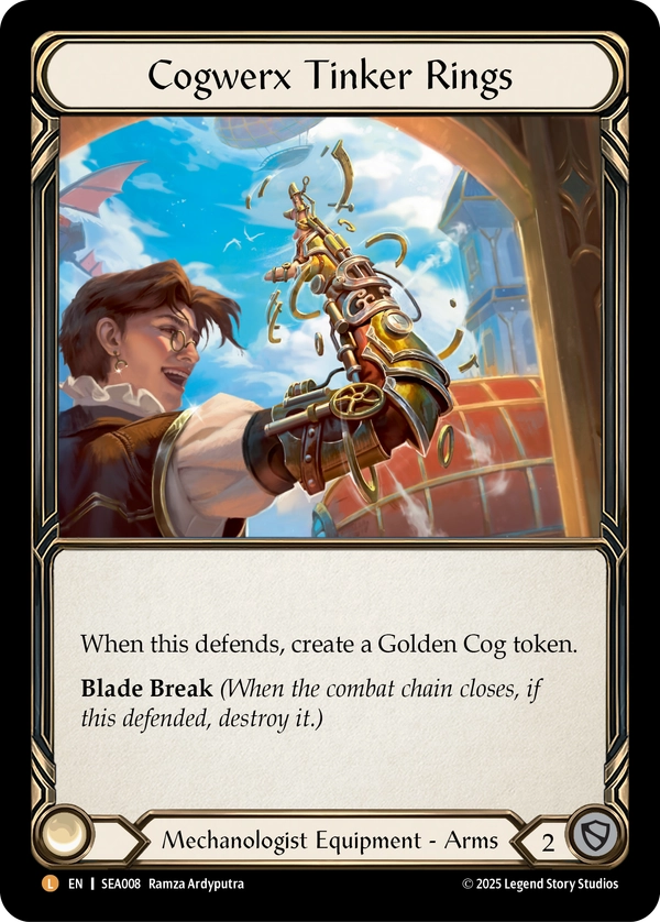 HIGH-SEAS Cogwerx Tinker Rings (Rainbow Foil) | SEA008