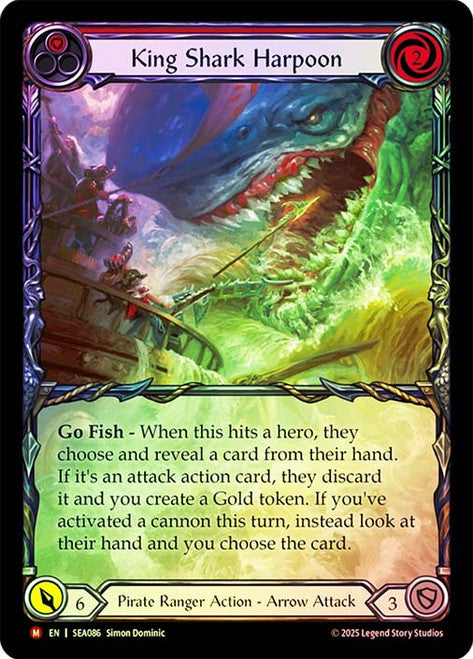 HIGH-SEAS King Shark Harpoon (Rainbow Foil EA) | SEA086