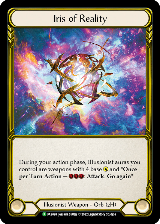Iris of Reality (Golden) [FAB098] (Promo)  Cold Foil