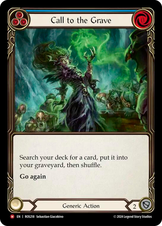 Image 220: Call to the Grave [ROS218] (Rosetta)  Rainbow Foil