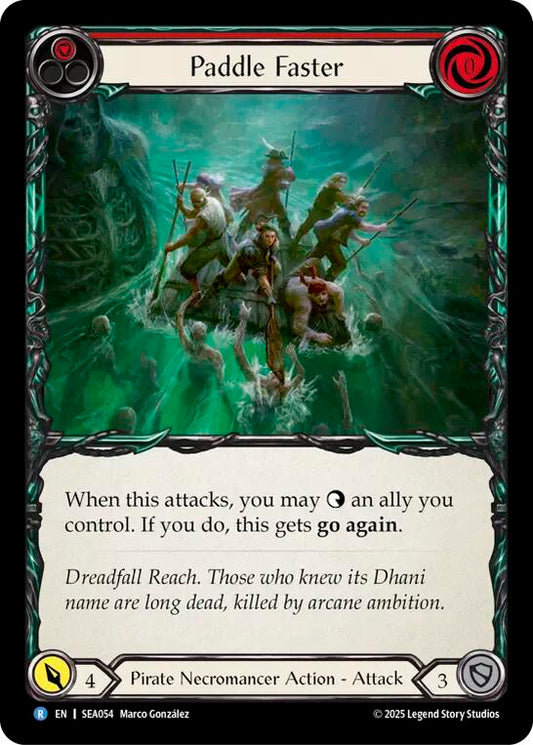 Paddle Faster [SEA054] (High Seas)  Rainbow Foil