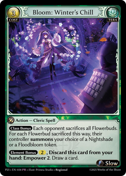 Bloom: Winter's Chill (034) [Promotional Cards]