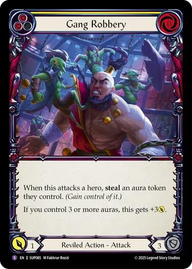 Gang Robbery [SUP085] (Super Slam)  Rainbow Foil