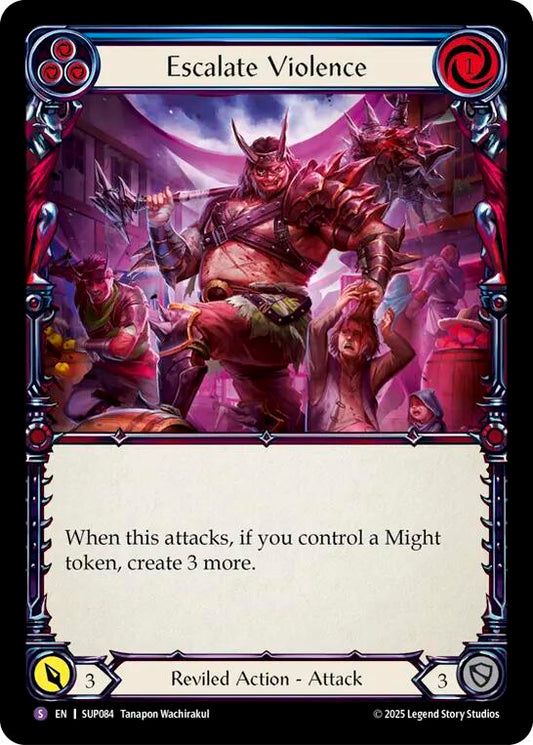 Escalate Violence [SUP084] (Super Slam)  Rainbow Foil