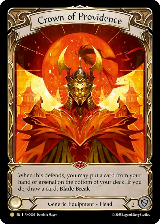 Crown of Providence [ANQ005] (Compendium of Rathe - Antiquity Pack)  Rainbow Foil