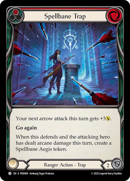 Spellbane Trap (Red) (Regular) [PEN089] (Compendium of Rathe)