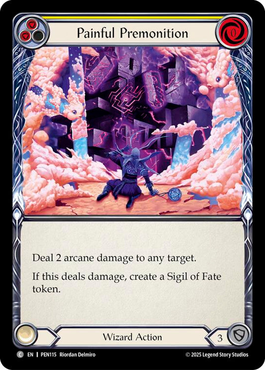 Painful Premonition (Yellow) (Regular) [PEN115] (Compendium of Rathe)