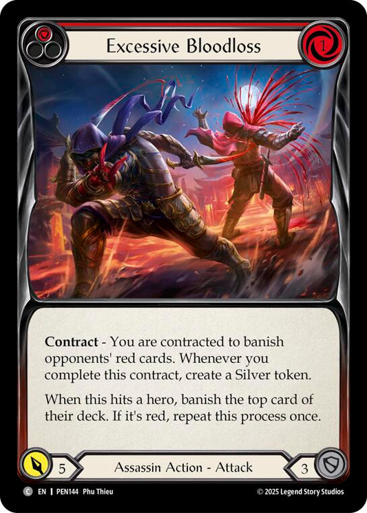 Excessive Bloodloss (Red) (Regular) [PEN144] (Compendium of Rathe)