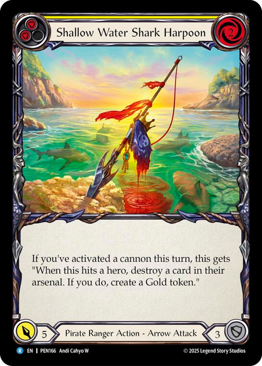 Shallow Water Shark Harpoon (Yellow) (Regular) [PEN166] (Compendium of Rathe)