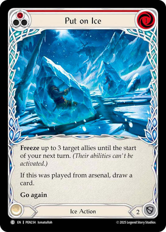 Put On Ice (Red) (Regular) [PEN234] (Compendium of Rathe)