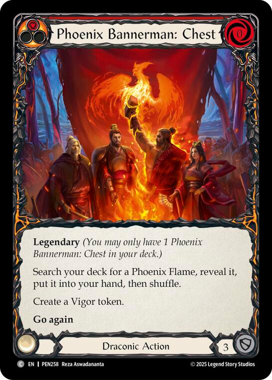 Phoenix Bannerman Chest (Red) (Regular) [PEN258] (Compendium of Rathe)