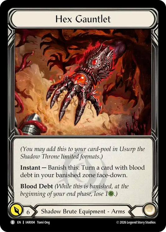 Hex Gauntlet [IAR004] (Usurp the Shadow Throne)  Cold Foil
