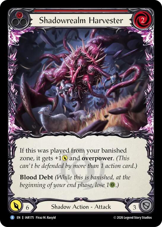 Shadowrealm Harvester (Red) [IAR175] (Usurp the Shadow Throne)