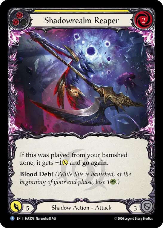 Shadowrealm Reaper (Yellow) [IAR176] (Usurp the Shadow Throne)