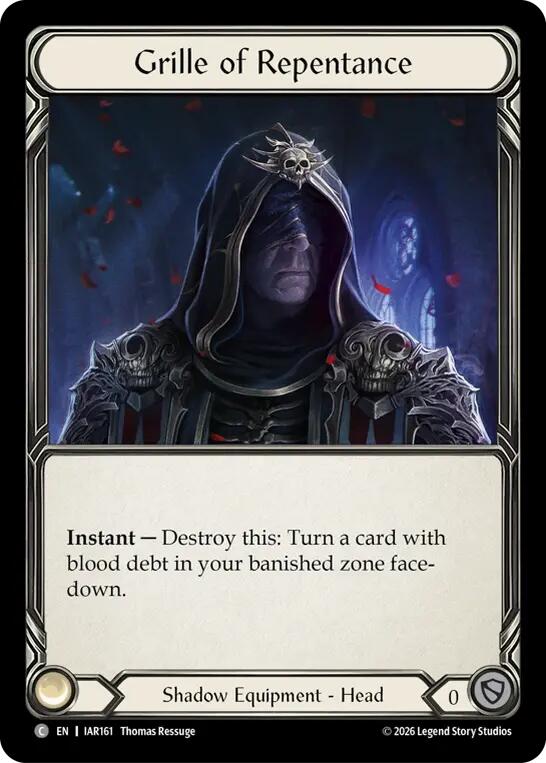 Grille of Repentance [IAR161] (Usurp the Shadow Throne Pre-Release Cards)  Cold Foil