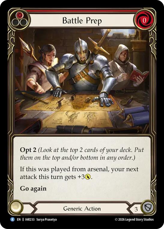 Battle Prep (Red) [IAR233] (Usurp the Shadow Throne)