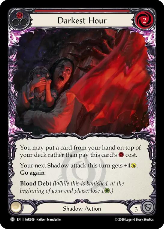 Darkest Hour [IAR209] (Usurp the Shadow Throne)  Rainbow Foil