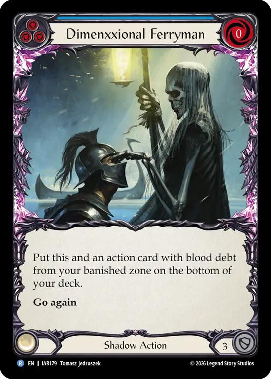 Dimenxxional Ferryman [IAR179] (Usurp the Shadow Throne)  Rainbow Foil