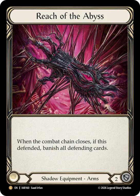 Reach of the Abyss [IAR160] (Usurp the Shadow Throne)  Rainbow Foil