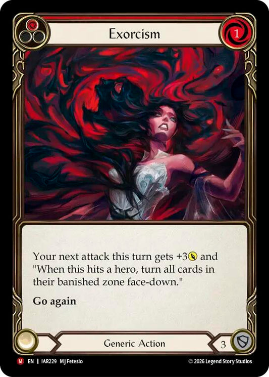 Exorcism (Yellow) [IAR229] (Usurp the Shadow Throne)  Rainbow Foil