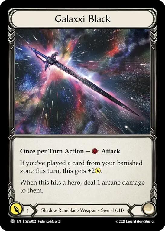 Galaxxi Black [SBW002] (Silver Age: Usurp the Shadow Throne)