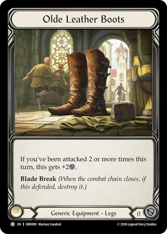 Olde Leather Boots [SBW009] (Silver Age: Usurp the Shadow Throne)