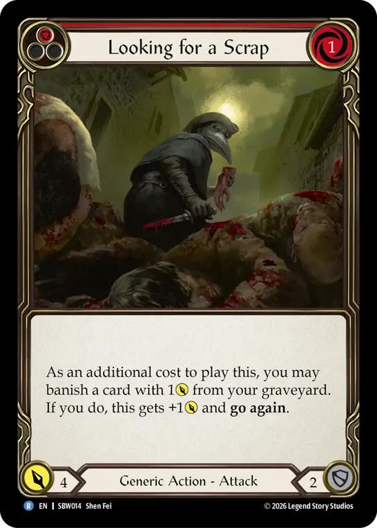 Looking for a Scrap (Red) [SBW014] (Silver Age: Usurp the Shadow Throne)