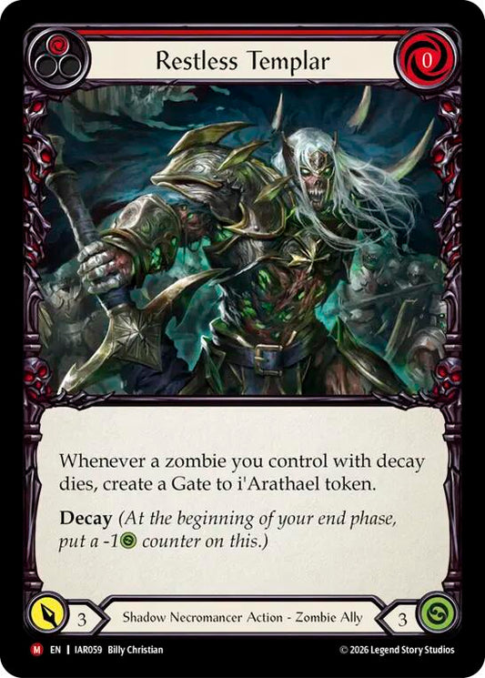 Restless Templar (Red) [IAR059] (Usurp the Shadow Throne)