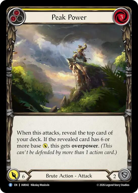 Peak Power (Yellow) [IAR042] (Usurp the Shadow Throne)
