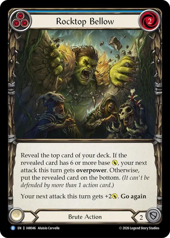 Rocktop Bellow (Blue) [IAR046] (Usurp the Shadow Throne)