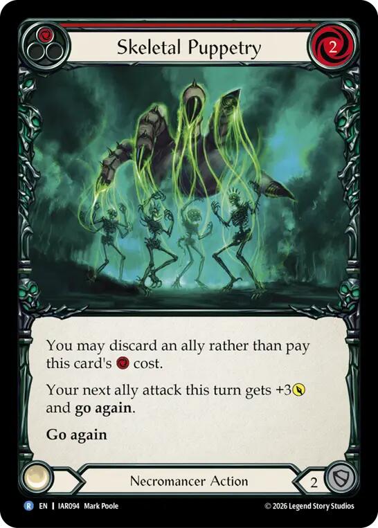 Skeletal Puppetry (Red) [IAR094] (Usurp the Shadow Throne)