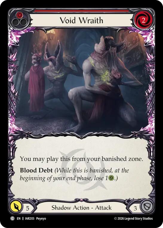 Void Wraith (Red) [IAR203] (Usurp the Shadow Throne)