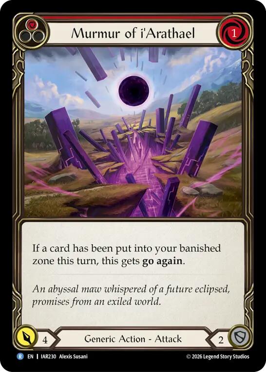 Murmur of i'Arathael [IAR230] (Usurp the Shadow Throne)