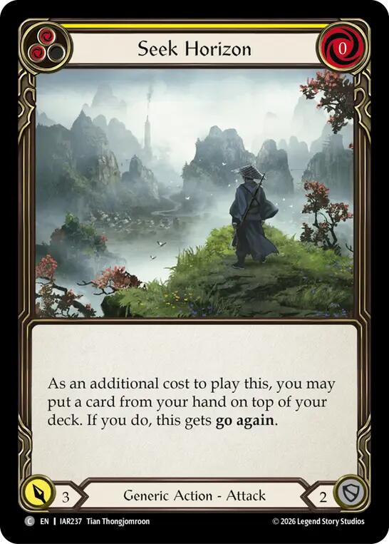 Seek Horizon (Yellow) [IAR237] (Usurp the Shadow Throne)