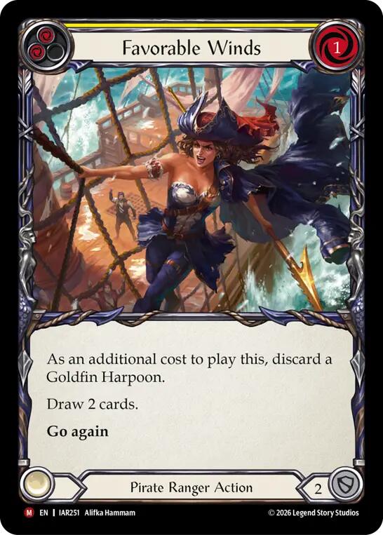 Favorable Winds [IAR251] (Usurp the Shadow Throne)  Rainbow Foil