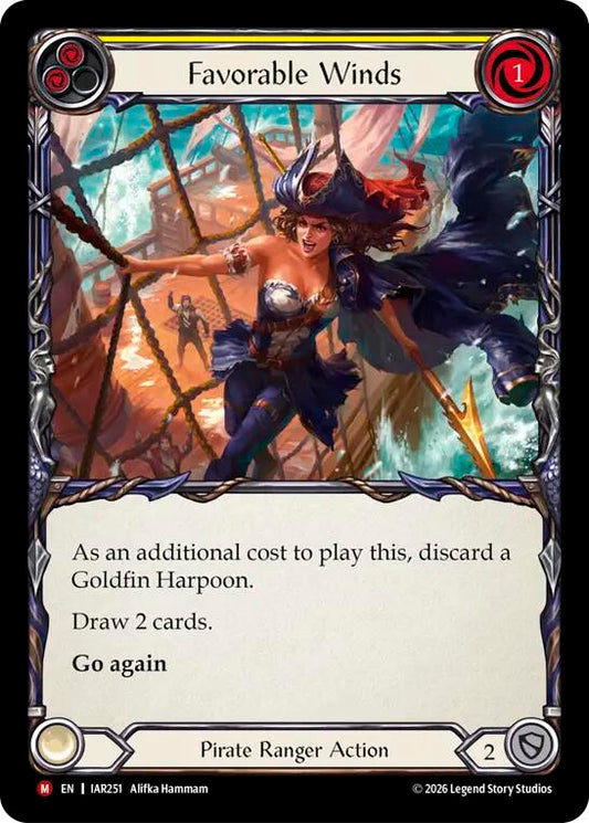 Favorable Winds [IAR251] (Usurp the Shadow Throne)  Rainbow Foil