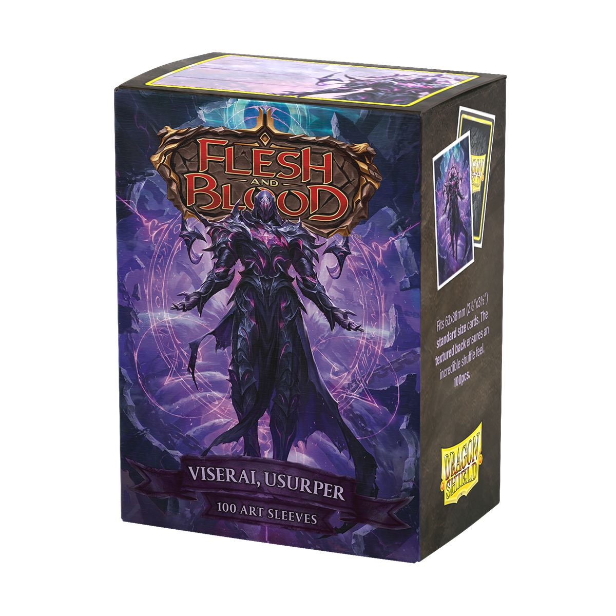 Dragon Shield: Standard 100ct Art Sleeves - Flesh and Blood (Viserai, Usurper - Matte)