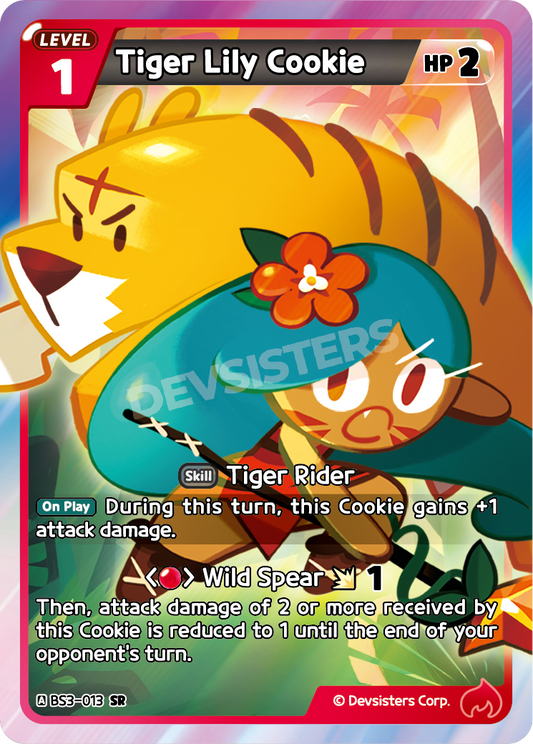 SR Tiger Lily Cookie