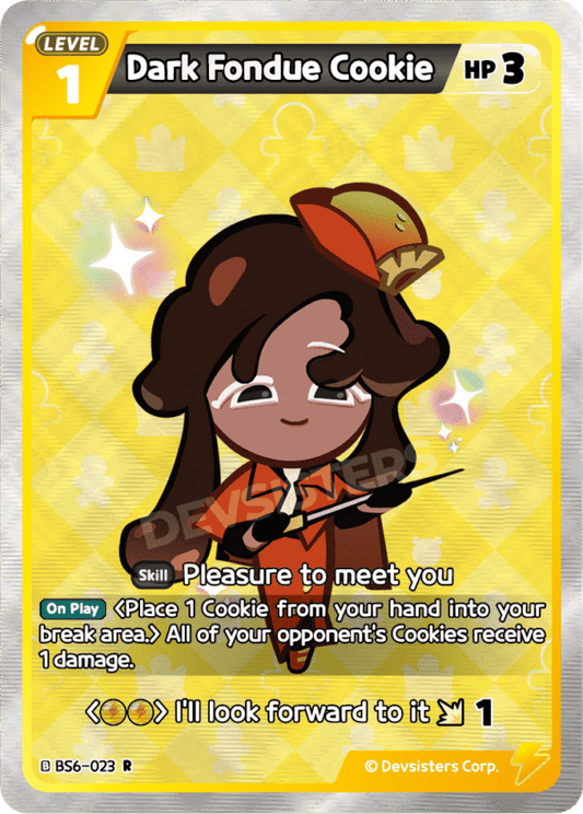 R Dark Fondue Cookie [BS5+BS6]