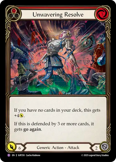 Unwavering Resolve [SUP218]