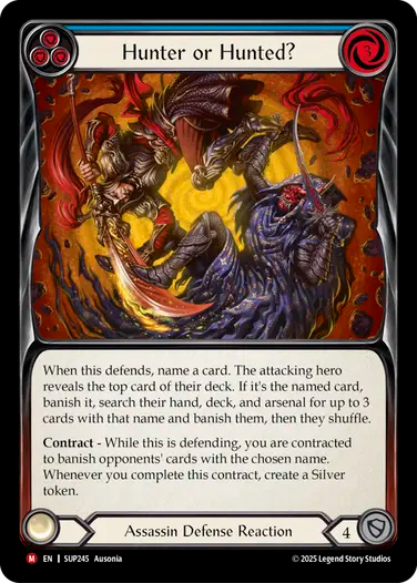 Hunter or Hunted? [SUP245] (Rainbow Foil)