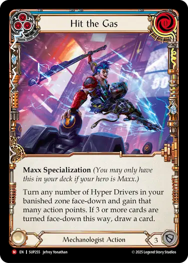 Hit the Gas [SUP255] (Rainbow Foil)