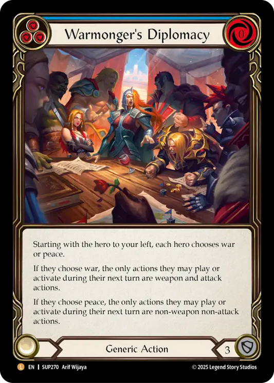 Warmonger’s Diplomacy [SUP270] (Cold Foil)