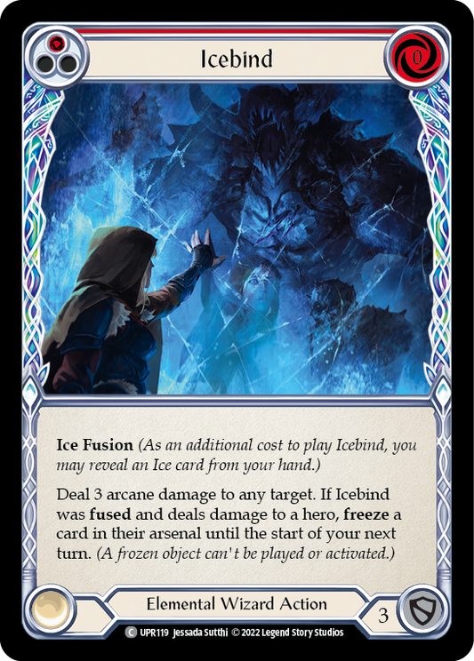 Icebind (Red) [UPR119] (Uprising)  Rainbow Foil