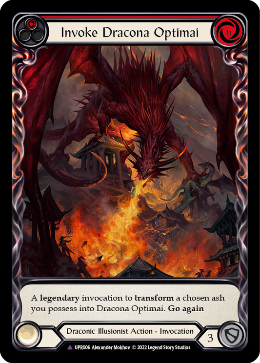 Invoke Dracona Optimai // Dracona Optimai (Marvel) [UPR006] (Uprising)  Cold Foil